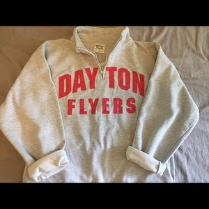 Vintage Dayton Flyers Quarter Zip Sweatshirt